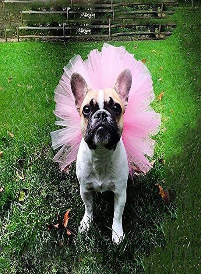 GANPUB Pet Puppy Small Dog Lace Skirt Princess Tutu Dress Clothes Apparel Pet Costumes Dog Dresses Pet Apparel and Accessories (Red) - Image 3